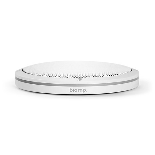 Biamp Parle TTM-X AVB Low Profile Beamtracking Tabletop Microphone - White