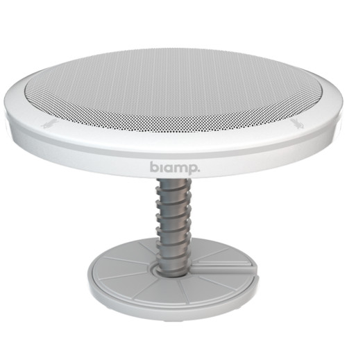 Biamp Parle TTM-X AVB Low Profile Beamtracking Tabletop Microphone - White