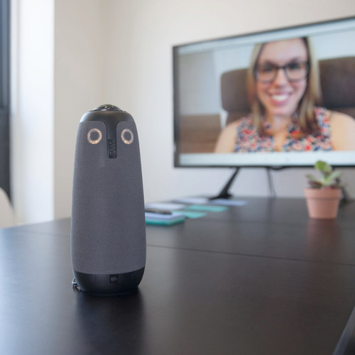 Owl Labs Office Starter Pack with One 1080p Meeting Owl Pro and Two 720p Meeting Owls with 360 Degree Smart Video Conference Cameras and Mics (Discontinued)