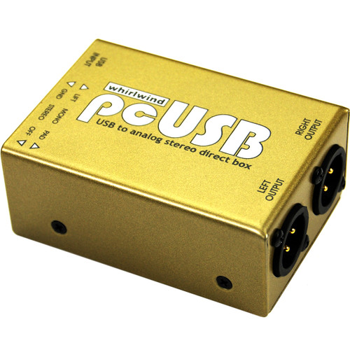 Whirlwind PC USB Computer Audio USB Interface