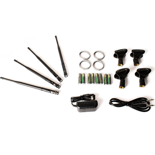 American Audio WM 419 4-Channel Wireless UHF Handheld Microphone System