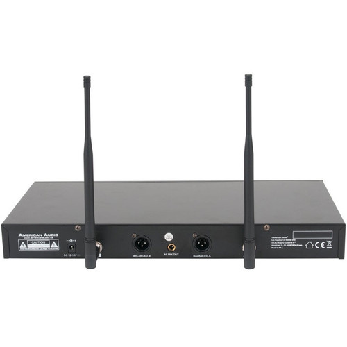 American Audio WM 219 2-Channel Wireless UHF Handheld Microphone System