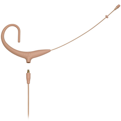 Audio-Technica BP892xcH-TH MicroSet Omnidirectional Condenser Headworn Microphone with CH Connector - Beige
