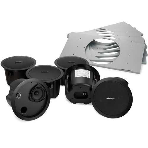 Bose Professional FreeSpace DS 40F Contractor 6-Pack with Tile Bridges - Black (Discontinued)