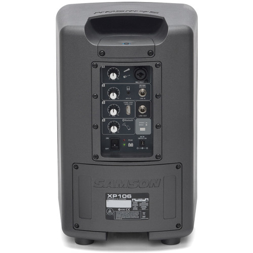 Samson Expedition XP106 Rechargeable Speaker System with Bluetooth and Wired Microphone
