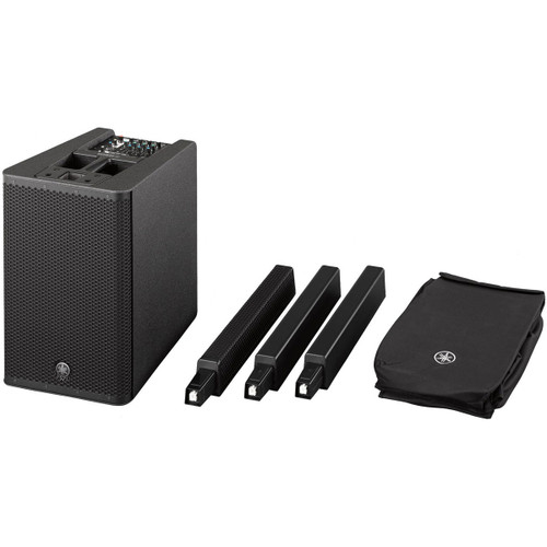 Auditorium Sound System with Yamaha STAGEPAS 1K Portable Bluetooth PA System and 3 UC1S Ultra-Clear Dynamic Vocal Microphones