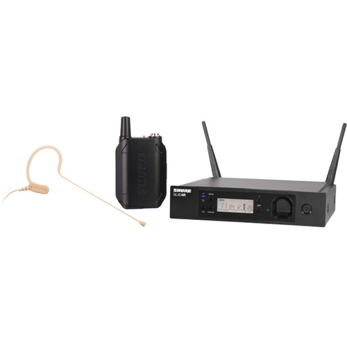 Shure GLXD14R/MX153 Rackmount Digital Wireless Headworn Microphone System (Discontinued)