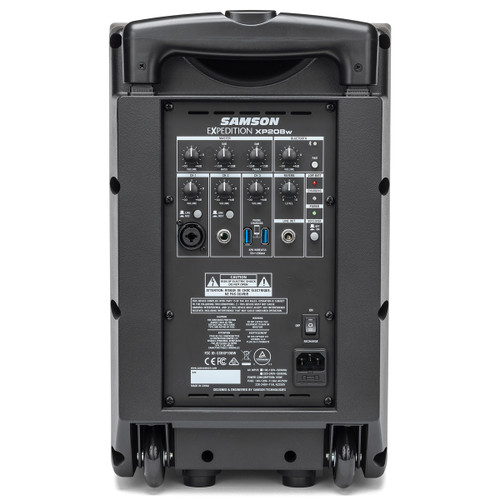 Samson Expedition XP208w Rechargeable Portable PA with Handheld Wireless System and Bluetooth