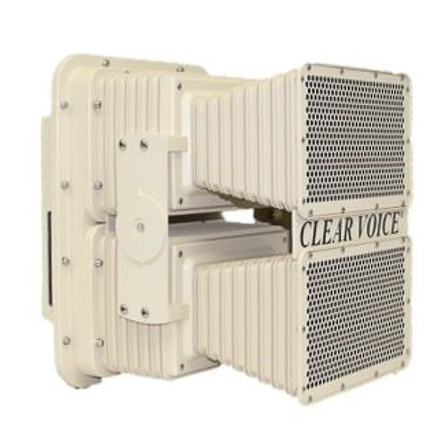Clear Voice 2MN-P Self-Powered Long Throw 2 Driver Acoustic Hailing Audio Device