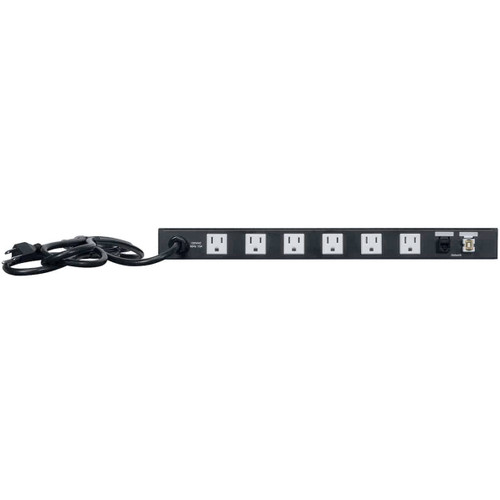 Lowell ACR-1507-SSI-FC Service Interface Panel with Network Pass-Through Ports, Front Charging Ports, 7 Outlets and Surge Suppression