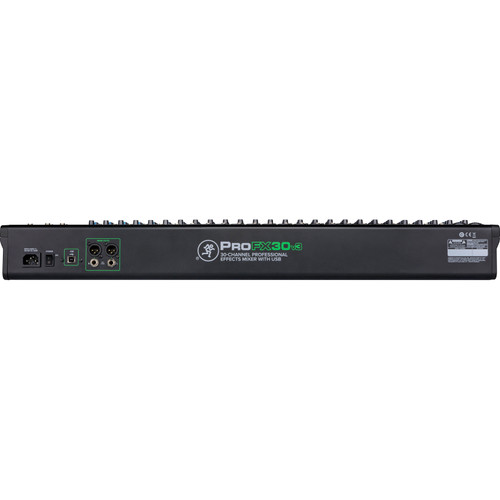 Mackie ProFX30v3 30-Channel 4-Bus Professional Effects Mixer with USB