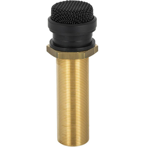 Clockaudio C003E-RF Low Profile Through Table / Desk Omni-Directional Boundary Layer Condenser Microphone - Black