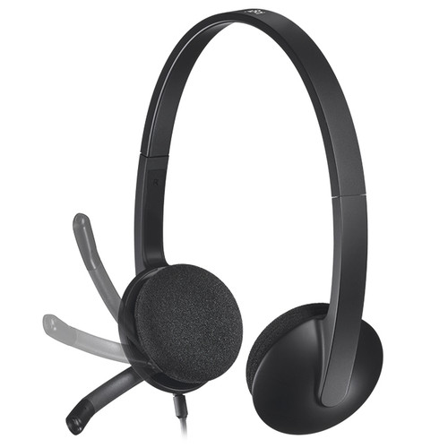 Logitech H340 USB Computer Headset with Digital Audio