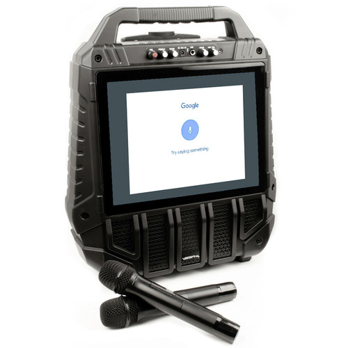 VocoPro WiFi-Oke Rechargeable Touchscreen All-in-One Karaoke Machine with WiFi Streaming and 2 Wireless Microphones (Discontinued)