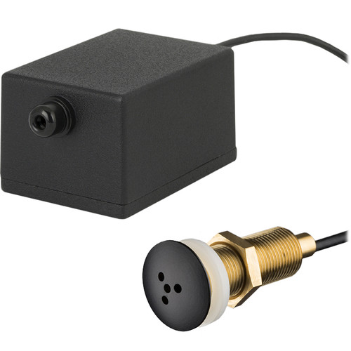 Clockaudio C007-RF Through Desk / Ceiling / Panel Mount Omni-Directional Boundary Layer Condenser Microphone - Black