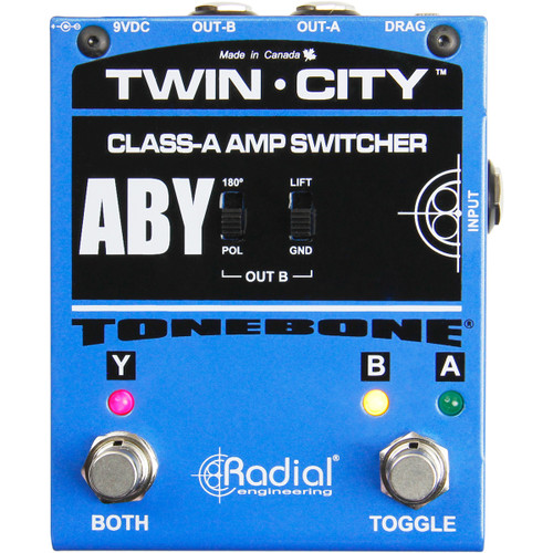 Radial Engineering Twin-City Active Class-A Guitar Amp Switcher (Open Box)