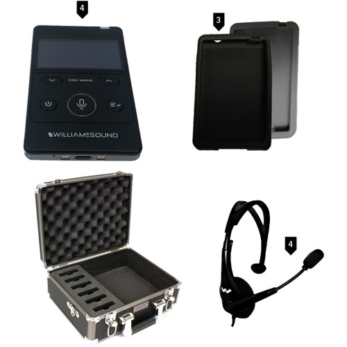 Williams AV DWS COM 4 400 Digi-Wave 400 Wireless Intercom System