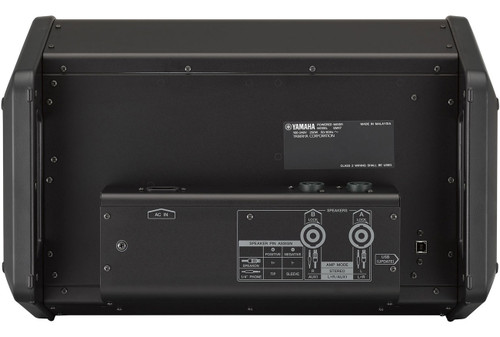 Auditorium Sound System with 2 Yamaha Flyable C115VA 15" Loudspeakers, Portable Powered Mixer and Dual Handheld Wireless System (Discontinued Components)
