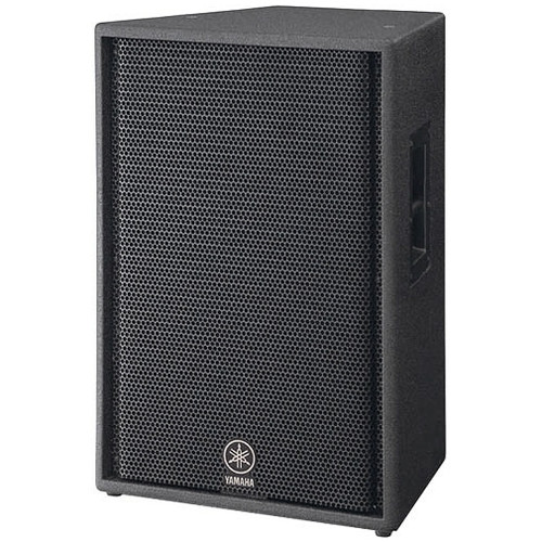 Auditorium Sound System with 2 Yamaha Flyable C115VA 15" Loudspeakers, Portable Powered Mixer and Dual Handheld Wireless System (Discontinued Components)