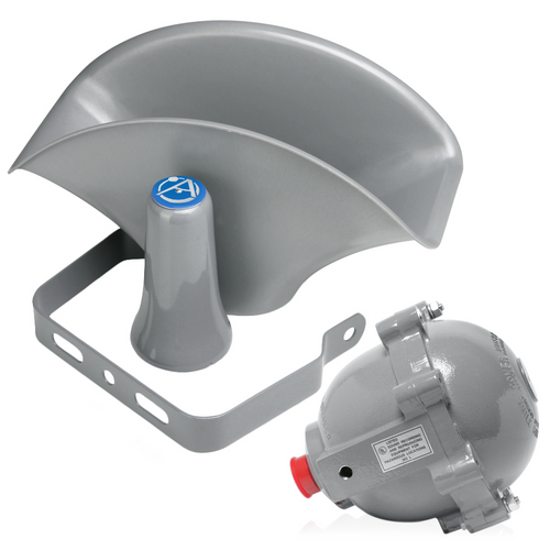 AtlasIED HLE/MLE-30 Wide Angle Horn and MLE-3T 30W 70V Explosion Proof Compression Driver