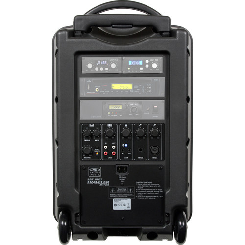 Galaxy Audio TV10 Traveler 10" Portable Bluetooth PA Speaker System