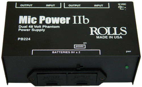 Rolls PB224 Dual Phantom Portable Power Supply (Discontinued)