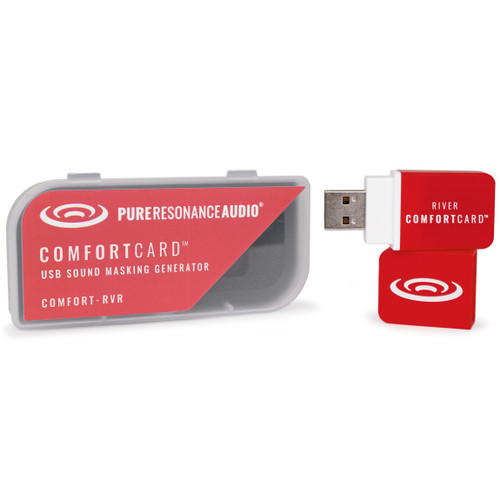 Pure Resonance Audio ComfortCard™ USB Sound Masking Generator - River