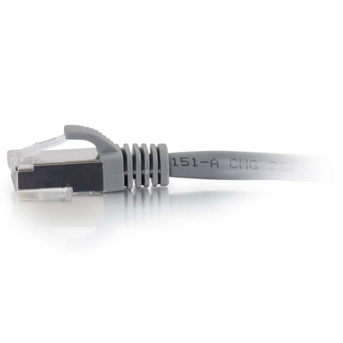 C2G 27270 Snagless Shielded (STP) Ethernet Network Patch Cable, Gray - 50ft