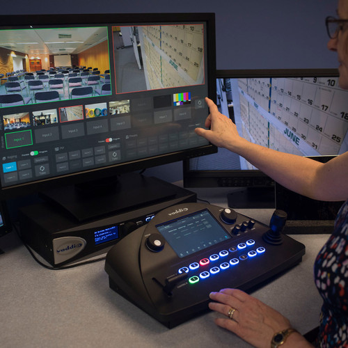Vaddio AV Bridge MatrixMIX Production System with AV Bridge MatrixMIX Switcher and PCC MatrixMIX Controller
