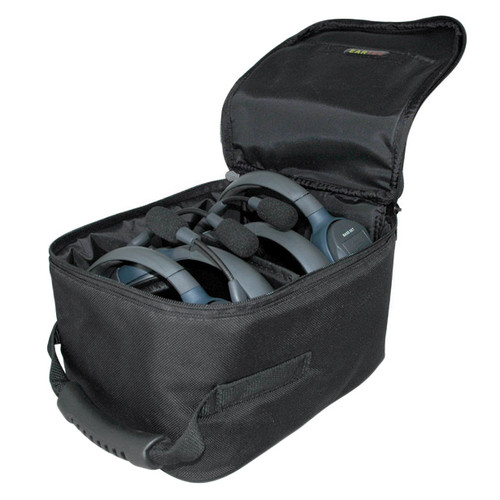 Eartec HUB725 UltraLITE 7 Person Wireless Headset System with Hub and Case (2 Singles, 5 Doubles) (Discontinued)