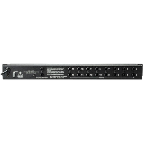 Whirlwind MIX-16 16-Channel Mono Line Mixer (Discontinued)