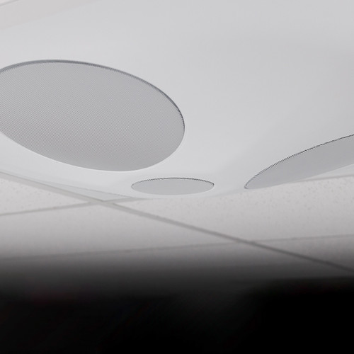 Pure Resonance Audio SD5 SuperDispersion Omnidirectional Drop Tile Ceiling Speaker Array with Built-In 8-Ohm/70-Volt Transformer