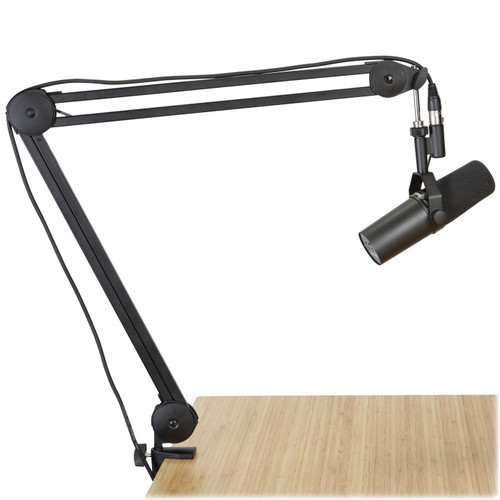Gator Frameworks GFWMICBCBM2000 38.6" Microphone Desktop Boom Arm with Internal Spring Design