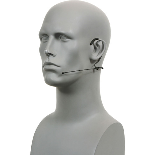 Galaxy Audio HSM8 Dual Ear Omnidirectional Headset Microphone with 4 Sennheiser Cables - Black