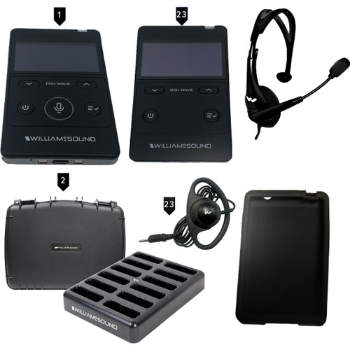 Williams AV DWS TGS 23 400 RCH Digi-Wave Tour Guide System