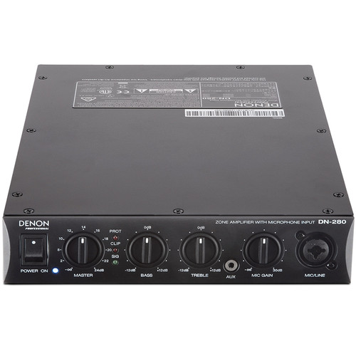 Denon Professional DN-280 Zone Amplifier with Microphone Input (Discontinued)