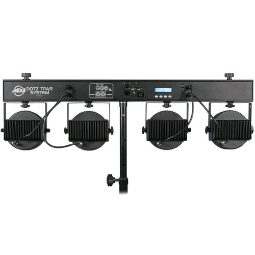 American DJ Dotz TPar System with 4 Tri COB LED Wash Lights, Stand, Remote and Footswitch