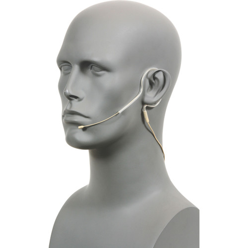 Galaxy Audio ESM8 Single Ear Omnidirectional Microphone with 4 Shure Cables - Beige