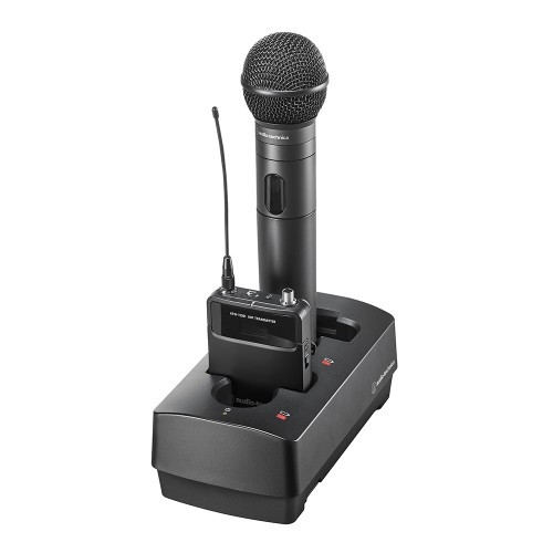 Audio-Technica ATW-CHG3AD Two-Bay Recharging Station for 3000 Series Handheld and Body-Pack Transmitters with AC Adapter
