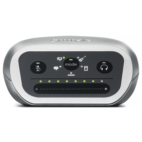 Podcast Equipment Kit with Shure SM7B Microphone, MVi Audio Interface and Microphone Signal Booster (Discontinued Components)