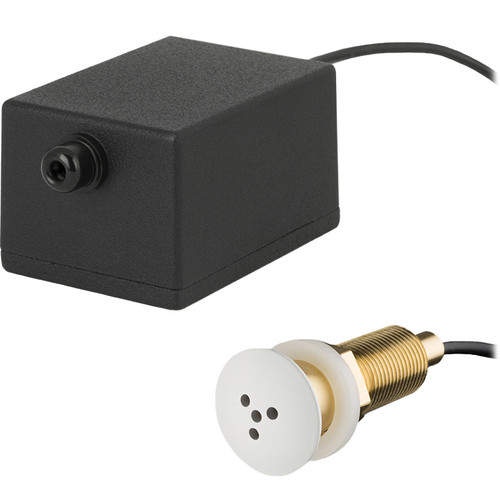 Clockaudio C007W-RF Through Desk / Ceiling / Panel Mount Omni-Directional Boundary Layer Condenser Microphone - White