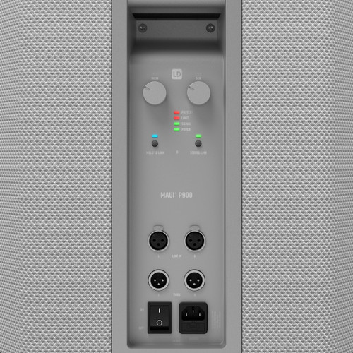 LD Systems MAUI P900 W Porsche Design Studio Powered Bluetooth Column PA System - White