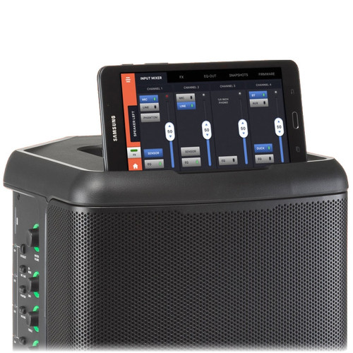 Portable Fitness Sound System with JBL EON One Compact Bluetooth Speaker and Wireless Waterproof Headset Microphone