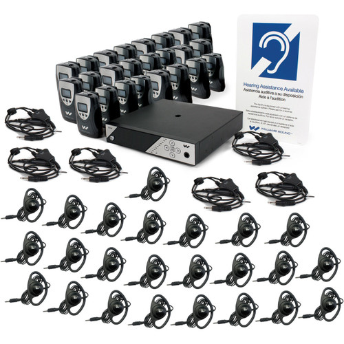 Williams Sound FM 458-24 Personal PA FM Assistive Listening System - 24 Receivers (Discontinued)