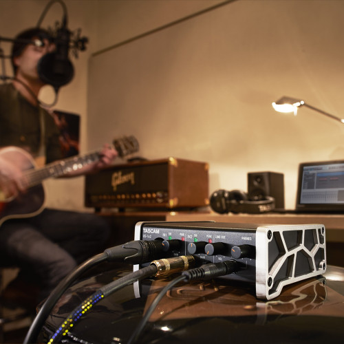 Tascam US-1x2 1-In/2-Out Audio Interface with HDDA Mic Preamps and iOS Compatibility (Discontinued)