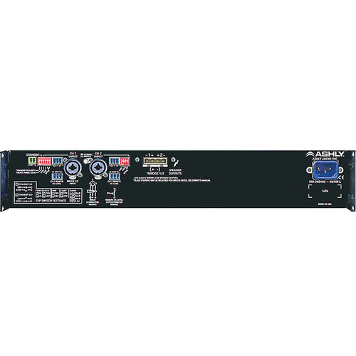 Ashly Audio CA-502 2-Channel 2 x 500W at 4 Ohm Power Amplifier 