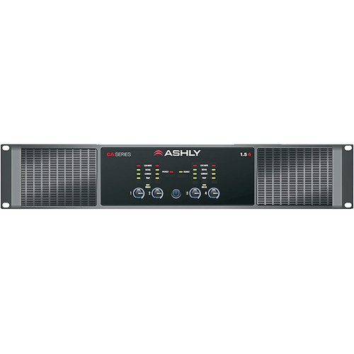 Ashly Audio CA-504 4-Channel 4 x 500W at 4 Ohm Power Amplifier 