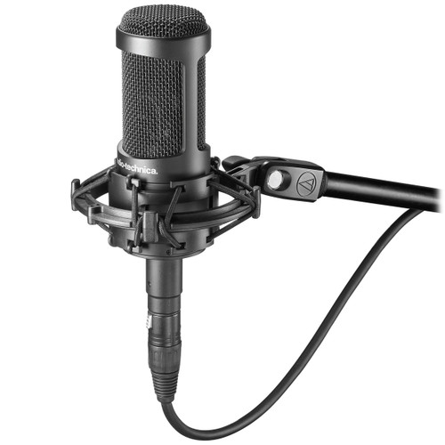 Audio-Technica AT2035PK Streaming/Podcasting Pack with Cardioid Condenser Microphone and ATH-M20x Professional Headphones (Discontinued)