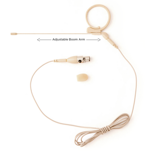 Audix HT7BG3P Omnidirectional Headset Mic with TA3F Connector - Beige
