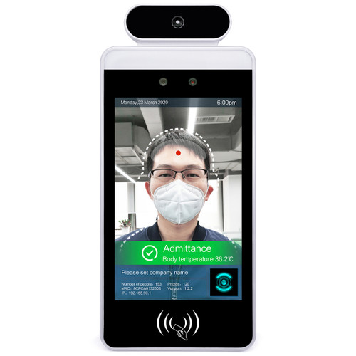 Goodview Dynamic Detection Display Temperature Scanner Kiosk with Facial Recognition and Wall Mount - SV1080-W